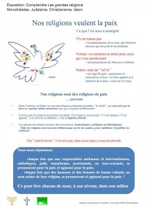 Les religions pour la paix