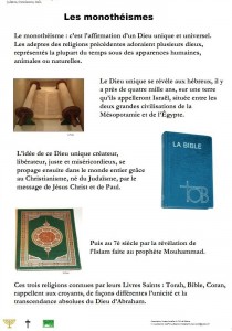 Les Monoteismes